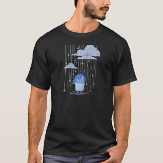 Disney Pixar Inside Out Sadness Rain Cloud Feeling Tシャツ