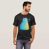 Disney Pixar Soul Cat Portrait Music Notes Tシャツ (正面フル)