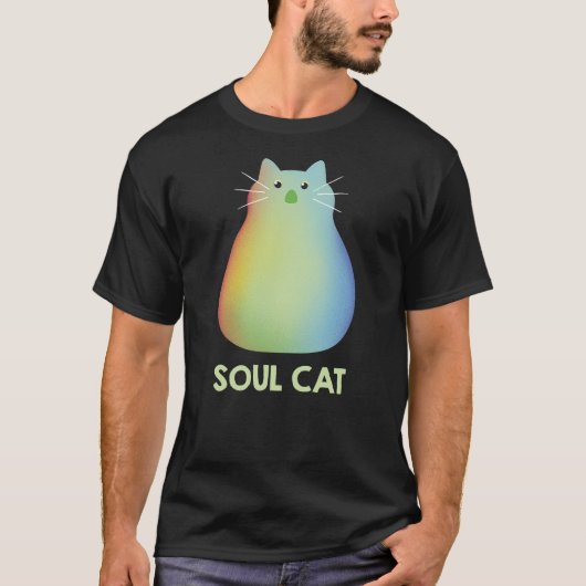 Disney Pixar Soul Cat Portrait Tシャツ (正面)