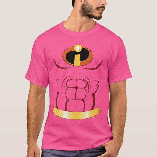 Disney Pixar The Incredibles Halloween Superhero C Tシャツ (正面)