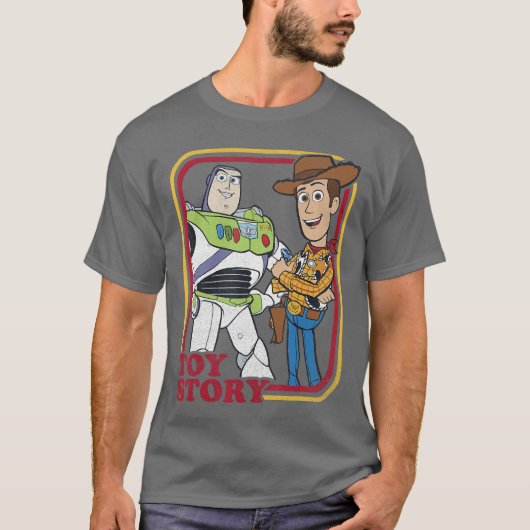 Disney Pixar Toy Story Buzz Lightyear Woody Buds Tシャツ (正面)