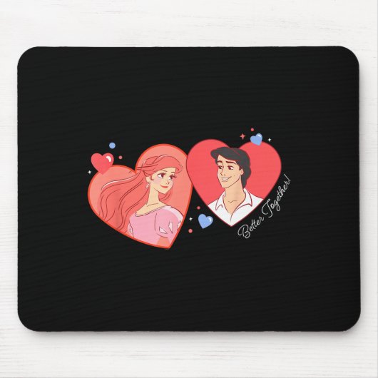 Disney Princess Ariel &amp; Eric Valentine’s Day B マウスパッド (正面)