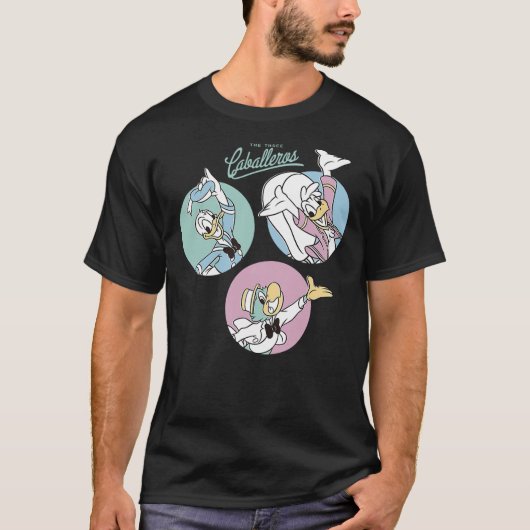 Disney The Three Caballeros 1944 Donald Duck Tシャツ (正面)