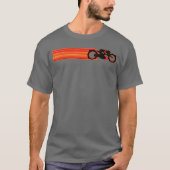 Disney TRON Ares Lightcycle Race Light Streak Tシャツ (正面)