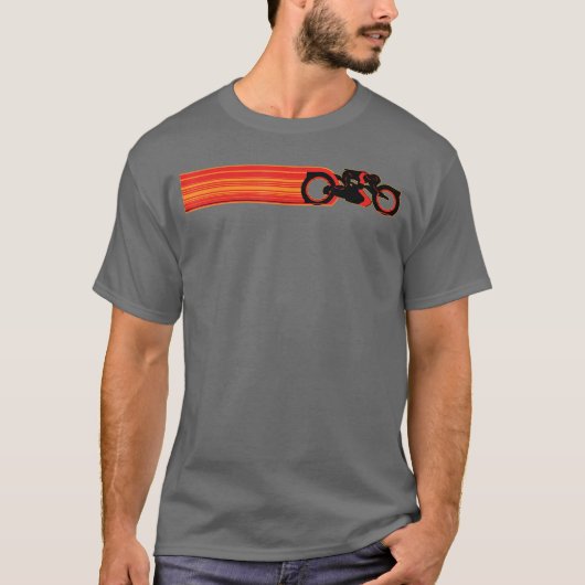 Disney TRON Ares Lightcycle Race Light Streak Tシャツ (正面)