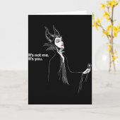 Disney Villains Maleficent Its Not Me Its You カード (黄色い花)
