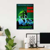 Disneyland 1969 Haunted Mansion Attraction Poster ポスター (ホームオフィス)