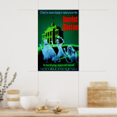 Disneyland 1969 Haunted Mansion Attraction Poster ポスター (キッチン)