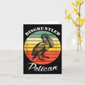 Disntled Pelican Funny Quote Tank Top  カード (黄色い花)