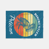 Disntled Pelican Funny Quote Tank Top  フリースブランケット (正面(横))