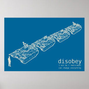 DISOBEY TANK MANポスター ポスター