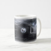 Disorder — 超現実的ダークアートマグ コーヒーマグカップ (正面右)