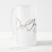 DISPによって曇らされるマグ フロストグラスビールジョッキ (正面左)