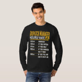 Dispatch Manager Hourly Rate Dispatcher Dispatch D Tシャツ (正面フル)