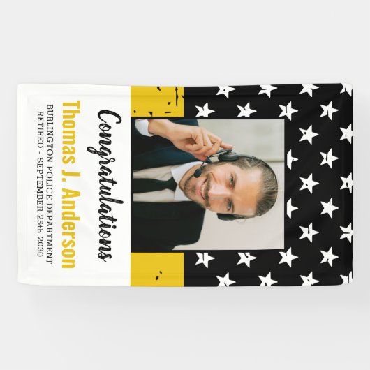 Dispatcherの薄型金ゴールドカスタムライン写真の廃棄 横断幕 (横)