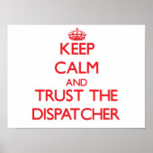 Dispatcher保を安全かつ信頼する ポスター (正面)