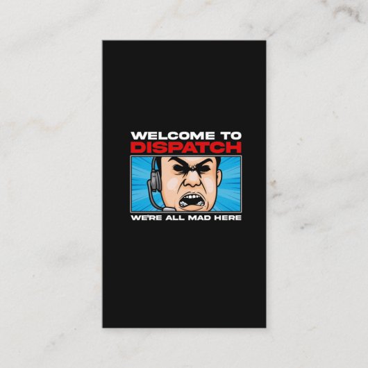 Dispatcher緊急通おもしろい信911 名刺 (正面)