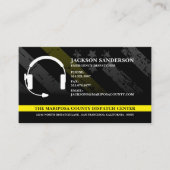 Dispatcher Emergency Services Employee Logo 名刺 (正面)