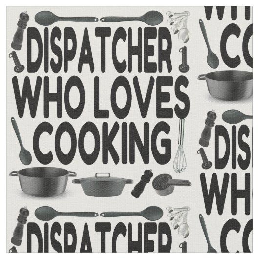 Dispatcher Loves料理 ファブリック (クローズアップ)