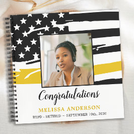 Dispatcher Retirementシン金ゴールドライン写真ゲスト ノートブック