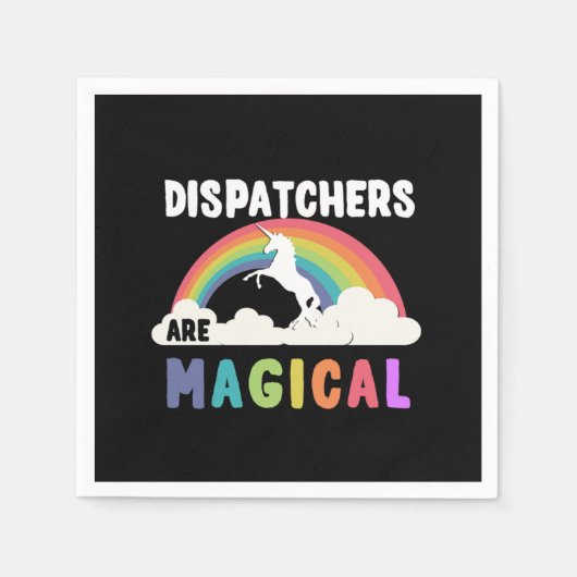 Dispatchers Are Magical スタンダードカクテルナプキン (正面)