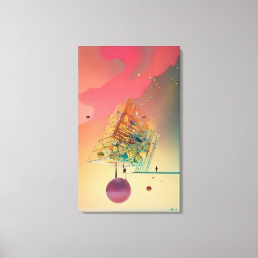 Displaced People Places Kings キャンバスプリント (正面)