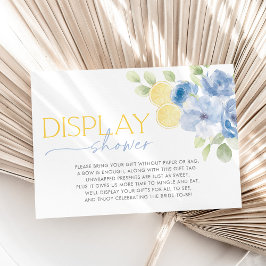 Display Shower Card Main Squeeze Bridal Shower サンキューカード