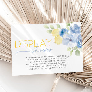Display Shower Card Main Squeeze Bridal Shower サンキューカード