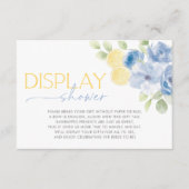 Display Shower Card Main Squeeze Bridal Shower サンキューカード (正面)