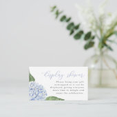 Display Shower, Script, Blue Hydrangea エンクロージャーカード (スタンド正面)