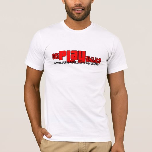 disPLAYabilityStandsのワイシャツか上 Tシャツ (正面)