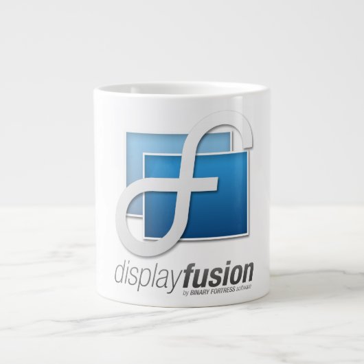 DisplayFusionのジャンボマグ ジャンボコーヒーマグカップ (正面)