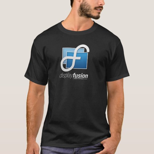 DisplayFusionのTシャツ(暗い) Tシャツ (正面)