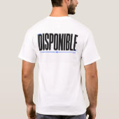 Disponible Tシャツ (裏面)