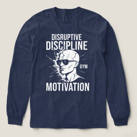 Disruptive Discipline: Hardcore Mindset Gym Tee トライブレンドＴシャツ (デザイン正面)