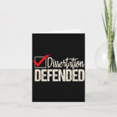 Dissertation defended - phd graduate ph.d. カード (正面)