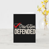 Dissertation defended - phd graduate ph.d. カード (黄色い花)