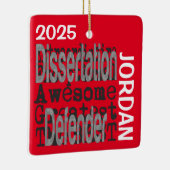 Dissertation Defender Extraordinaire CUSTOM セラミックオーナメント (右)