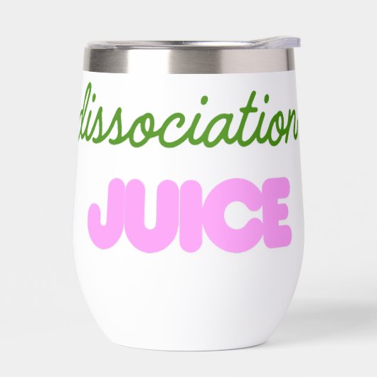 Dissociation Juice Stainless Steel Wine Tumbler (左面)