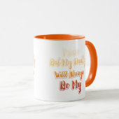 Distance Long Distance Father Daughter Papa Coffee マグカップ (正面右)