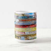 Distance sign モーフィングマグカップ (中央)