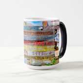 Distance sign モーフィングマグカップ (正面右)