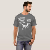 Distance Time Raptor Velociraptor Equation  Fun Tシャツ (正面フル)