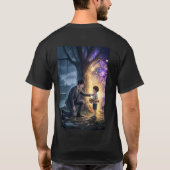 Distant Echoes Inner Child Retro Sci-Fi Magic Tシャツ (裏面)