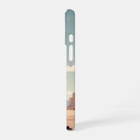 Distant Fuel Stop iPhone 16ケース (左側面)