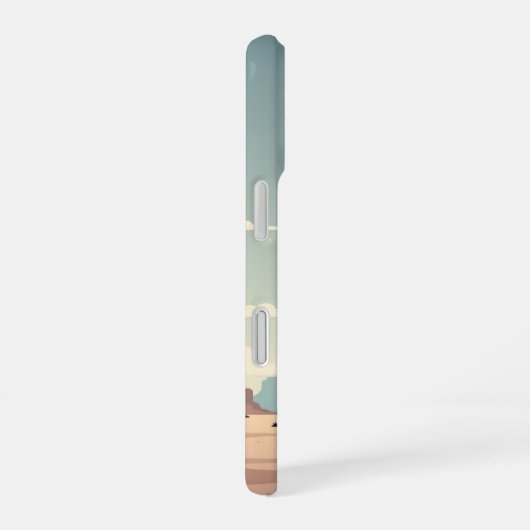 Distant Fuel Stop iPhone 16ケース (右側面)