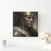 Distant War スクエア壁時計 (ホーム)