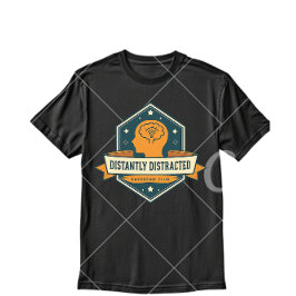 Distantly Distracted – ヴィンテージ サラサメンタルヘ Tシャツ