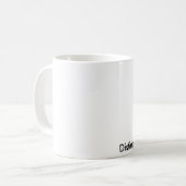 Distiinguishedの飛んでいるな十字 コーヒーマグカップ (正面左)