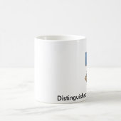 Distiinguishedの飛んでいるな十字 コーヒーマグカップ (中央)